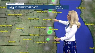 Partly cloudy and isolated showers possible for Thursday