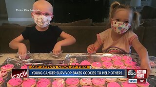 5-year-old cancer survivor bakes, sells cookies to support other pediatric cancer patients
