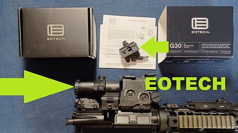 Original Gen 1 EOTECH G30 3x MAGNIFIER OPTIC with Switch to Side (STS) Magnifier Mount