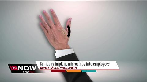 Wisconsin company implants microchips into employees