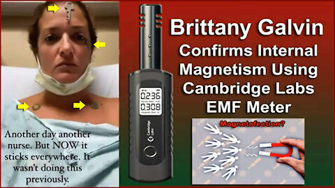 #MAGNETCHALLENGE - Brittany Galvin Uses EMF Meter to Prove She's Magnetic