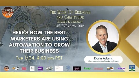Darin Adams How The Best Marketers Are Using Automation To Grow Their Businesses