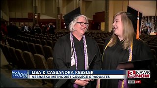 Mother and daughter graduate together