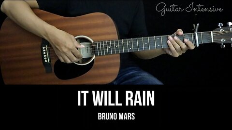 It Will Rain - Bruno Mars | EASY Guitar Tutorial with Chords / Lyrics