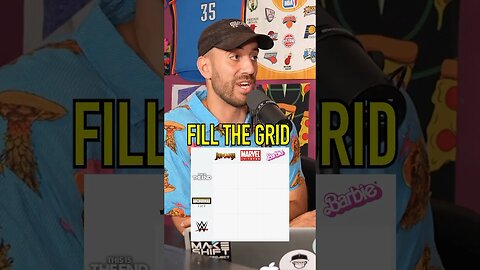 FILL THE GRID! Movies, WWE, and More!! #shorts #grid #barbie #marvel #actors #movies #wwe