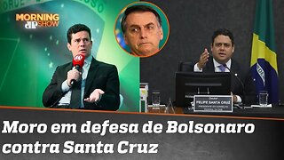 Moro defende Bolsonaro e diz que presidente da OAB tem postura de militante político-partidário