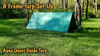 A Frame Tarp |Set-Up