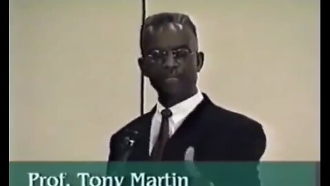 DR TONY MARTIN EXPOSES THE HIDDEN HISTORY BEHIND THE JEWISH SLAVE TRADE OF BLACK AFRICANS