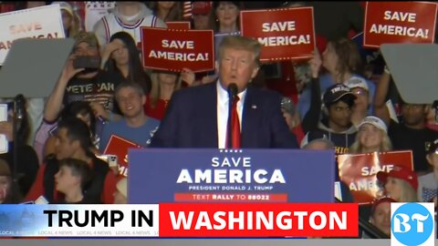 Former President Donald Trump Rally in Washington Township