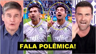 "OLHA ISSO que o Abel Ferreira FALOU, cara! É NÃO SABER PERDER!" Cena em Grêmio x Palmeiras POLEMIZA