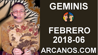 GEMINIS FEBRERO 2018-06-04 al 10 Feb 2018-Amor Solteros Parejas Dinero Trabajo-ARCANOS.COM