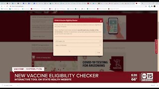 State health website adds "vaccine eligibility" checker