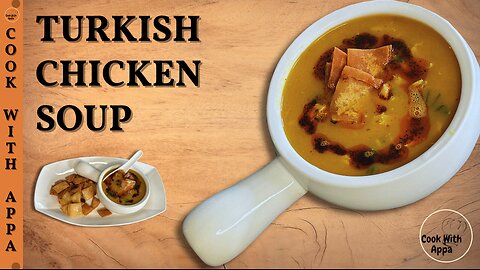 Turkish Chicken Soup | Chicken Soup | Tavuk Corbasi #turkishfood #deliciouschicken #deliciousfood