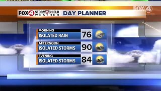 Hot and humid days ahead with scattered storms