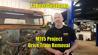 M715 Project - Engine, Transmission and Transfer Case Removal
