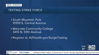 Surge testing begins Friday in Phoenix