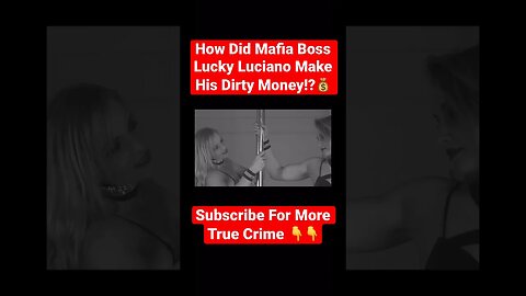 How Did Mafia Boss Lucky Luciano Make His Dirty Money!?💰#money #cash #boss #mafia #crime #crime