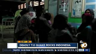 Deadly 7.0 quake rocks Indonesia