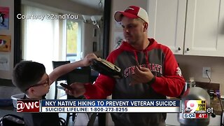 Warsaw, KY marine plans 625 mile hike to raise awareness for veteran suicide