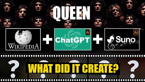 🎶✨ Queens story from Wikipedia to A.I song, including tribute music video!✨🎶