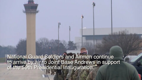Subtitles 113th Wing supports joint reception staging onward movement integration (JRSOI)