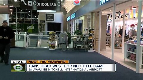 Fans head west for NFC championship game