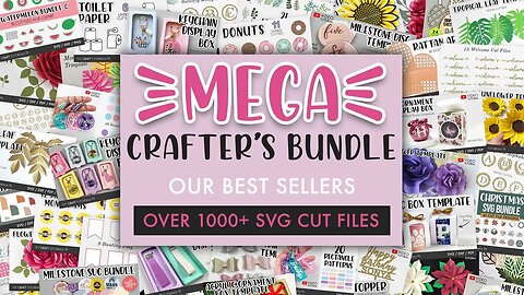 1000+ SVG BUNDLE - My Best Sellers in One Mega Bundle! #shorts