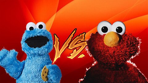 Elmo vs Cookie Monster