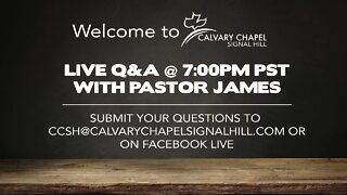 (Originally Aired 05/02/2020) May 1st - Q&A with Pastor James Kaddis