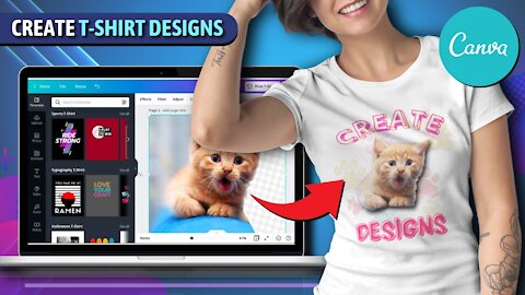 Create T-Shirt Designs On Canva | Canva T-Shirt Design Tutorial