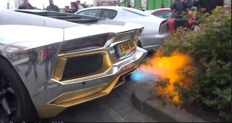 Lamborghini Capristo Exhaust Sets Bushes On Fire! INSANE Flames!