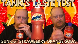 Tank's Taste Test Sunkist Strawberry Orange Soda