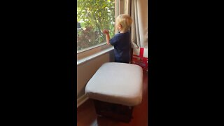 Toddler Gets Super Excited When His Daddy Comes Home!