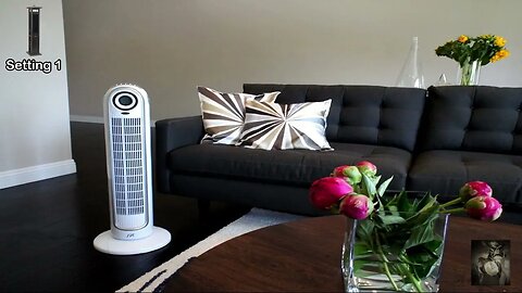 Tower Fan Setting 1. #whitenoise Sounds that can help with relaxing and more. #ASMR