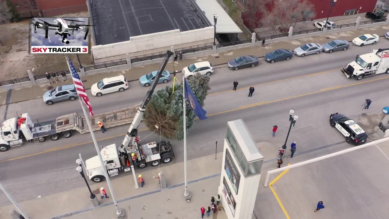 Durham Christmas Tree Drone Video