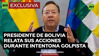 Luis Arce comparte su accionar durante fallido intento de golpe de Estado en Bolivia