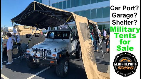 Need shade? Pop-up garage for your Jeep, Car, or HMMWV