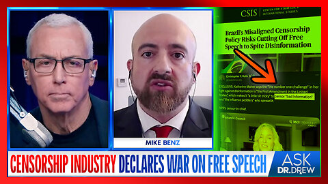 NPR, Brazil, Telegram: Censorship Industry Declares War on Free Speech w/ Mike Benz – Ask Dr. Drew