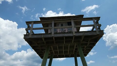 WWII Submarine Watch Tower. Ormond By-The-Sea Florida