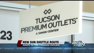 Get to the Tucson Premium Outlets on the Sun Shuttle