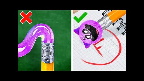 Top School Hacks and Crafts 🎒✏️ Back to School!
