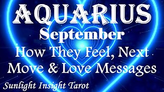 Aquarius *They Want To Make it Work So Bad Despite Your Differences* September 2023 How They Feel