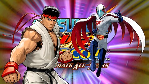 Tatsunoko vs. Capcom: Ultimate All-Stars Arcade Mode - Ryu with Ken The Eagle