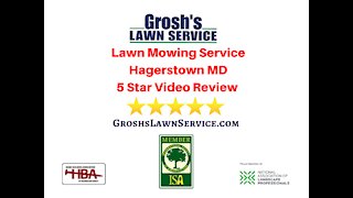 Lawn Mowing Service Hagerstown MD 5 Star Review Video