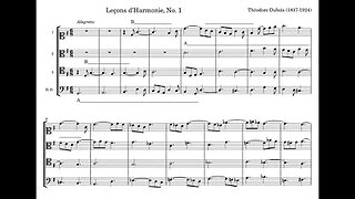 Leçons d'Harmonie, No. 1 (Théodore Dubois)