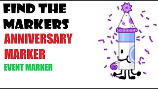 Find The Markers- Anniversary Marker