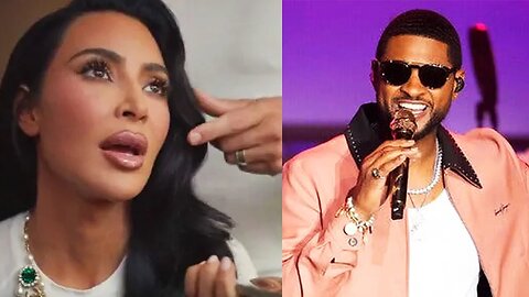 Kim Kardashian reacts to Ushers announced Super Bowl halftime show