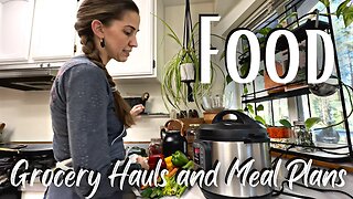 LARGE FAMILY GROCERY HAULS Meal Plan + Meal Prep | Kielbasa Skillet, Chili, Cranberry Sauce & More!