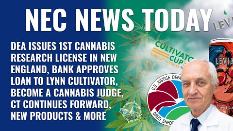 New England's first federal cultivator, Bank loans money to Bostica, Judge's kits, CT moves forward