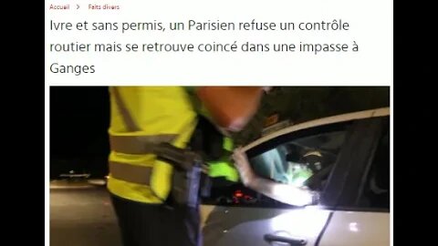 Ivre et sans permis, un Parisien refuse un contrôle routier mais se retrouve coincé dans une impasse